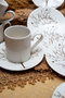 Hermia Juego de tazas de café Hayat Ağacı, 12 piezas, Multicolor
